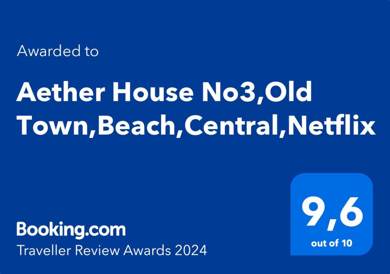 Aether Flats No3,Old Town,Beach,Central,Netflix Antalia Esterno foto